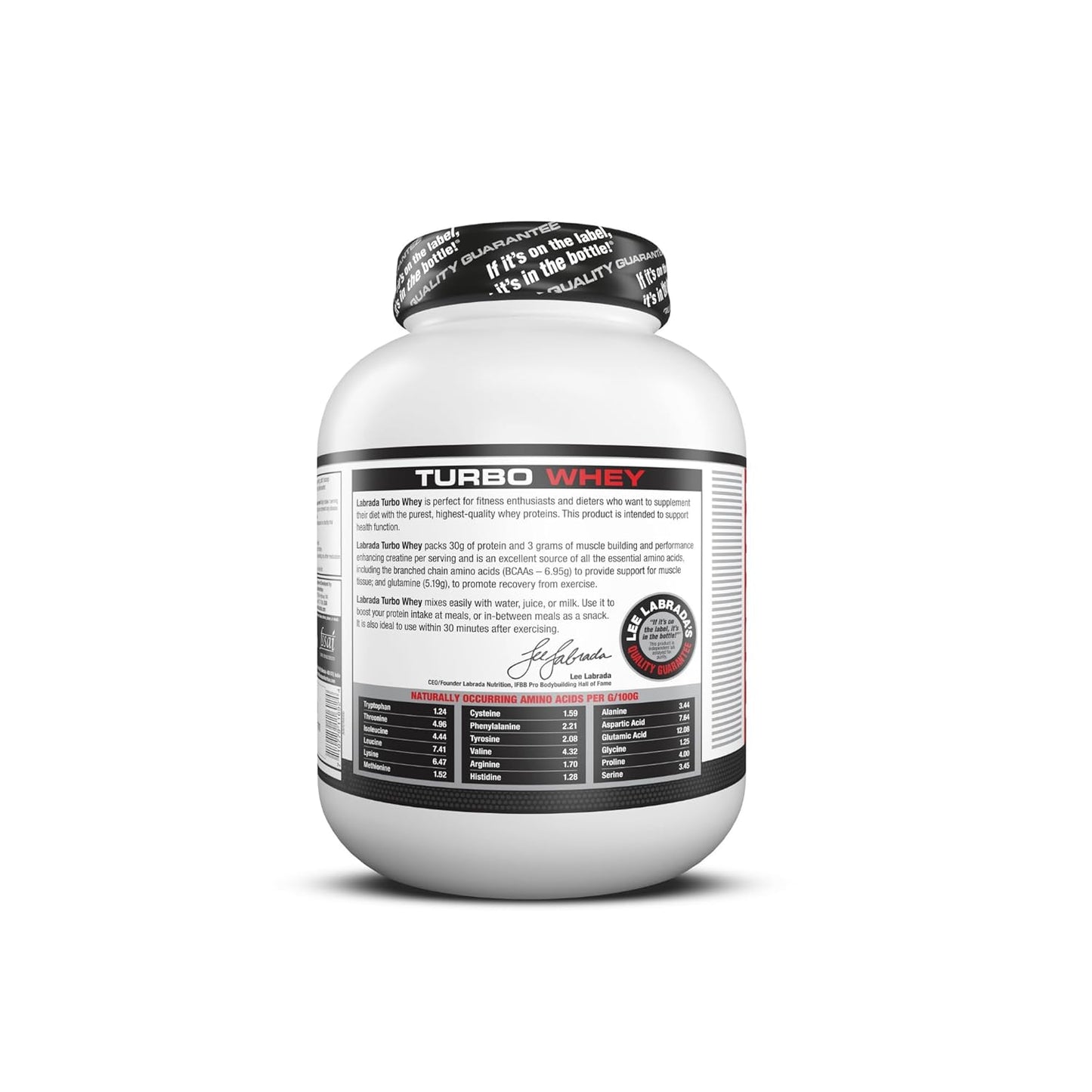 Labrada Turbo Whey — Premium Whey + Creatine Blend (1.8 kg / 4 lb)