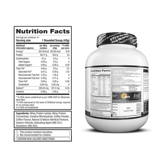 Labrada Turbo Whey — Premium Whey + Creatine Blend (1.8 kg / 4 lb)
